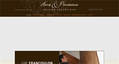 Desktop Screenshot of ame-et-pinceaux.com